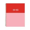 Blue Sky 2024-2025 The House That Lars Built Color-Block Pink 8.5" x 11" Academic Weekly & Monthly Planner, Plastic Cover Hot