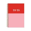 Blue Sky 2024-2025 The House That Lars Built Color-Block Pink 5" x 8" Academic Weekly & Monthly Planner, Plastic Cover Sale