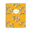 Blue Sky 2024-2025 The House That Lars Built Yellow Floral 8.5" x 11" Academic Weekly & Monthly Planner, Plastic Cover Outlet