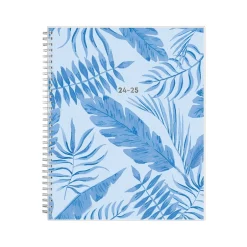 Blue Sky 2024-2025 Tropics Blue 8.5" x 11" Academic Weekly & Monthly Planner, Plastic Cover, Blue (149859)