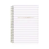 Blue Sky 2025 Wednesday Stripe 5" x 8" Weekly & Monthly Planner, Plastic Cover, Purple/White (147944) Online