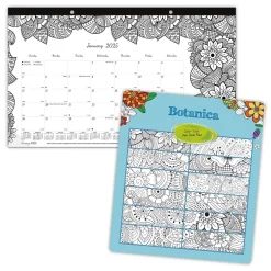 Blueline 2025 DoodlePlan Botanica 17.75