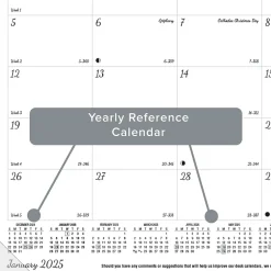 Blueline 2025 DoodlePlan Botanica 17.75