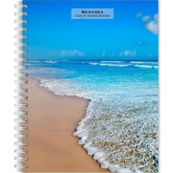 BrownTrout 2025 Beaches 6" x 7.75" Weekly Engagement Planner, Paper Cover, Multicolored (9781975473198) Outlet