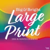BrownTrout 2025 Big & Bright Large Print 12" x 12" Monthly Square Wall Calendar (9781975478384) Outlet