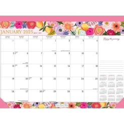 BrownTrout 2025 Bonnie Marcus 17" x 12" Monthly Desk Pad Calendar (9781975479428) Online