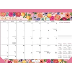 BrownTrout 2025 Bonnie Marcus 17" x 12" Monthly Desk Pad Calendar (9781975479428) Online