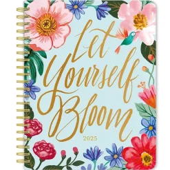 BrownTrout 2025 Bonnie Marcus 6" x 7.75" Weekly Desk Planner, Paper Cover, Multicolored (9781975479435) Online