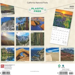 BrownTrout 2025 California National Parks 12" x 12" Monthly Square Wall Calendar (9781975474553) Online