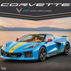 BrownTrout 2025 Corvette 12" x 12" Monthly Wall Calendar (9781975479770) Discount