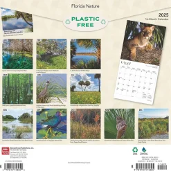 BrownTrout 2025 Florida Nature 12" x 24" Monthly Square Wall Calendar, (9781975474805) Sale