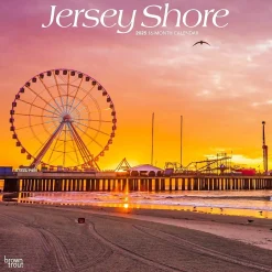 BrownTrout 2025 Jersey Shore 12" x 12" Monthly Wall Calendar (9781975474980) Best