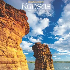 BrownTrout 2025 Kansas Wild & Scenic 12" x 12" Monthly Wall Calendar (9781975474997) Outlet
