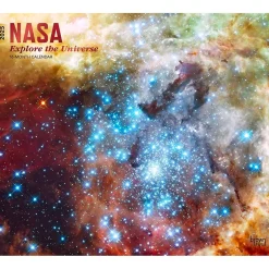 BrownTrout 2025 NASA Explore the Universe 7" x 12" Monthly Deluxe Wall Calendar (9781975473105) Outlet