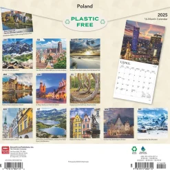 BrownTrout 2025 Poland 12" x 12" Monthly Wall Calendar (9781975480714) Sale