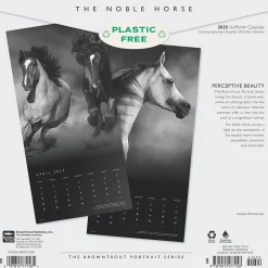 BrownTrout 2025 Portrait Series: The Noble Horse 12" x 12" Monthly Wall Calendar (9781975477158) Outlet