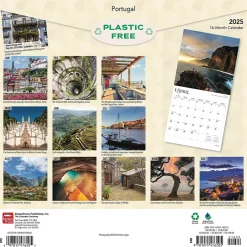 BrownTrout 2025 Portugal 12" x 12" Monthly Wall Calendar (9781975476205) Hot