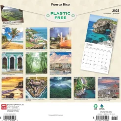 BrownTrout 2025 Puerto Rico 12" x 12" Monthly Wall Calendar (9781975475581) Best