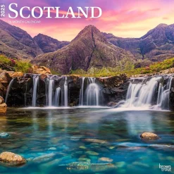 BrownTrout 2025 Scotland 12" x 12" Monthly Wall Calendar (9781975477691) Discount