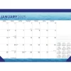 BrownTrout 2025 Seaside Currents 17" x 12" Monthly Desk Pad Calendar (9781975481285) Best