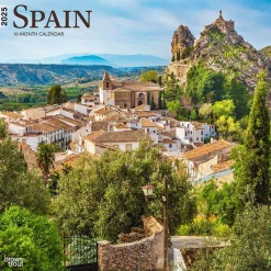 BrownTrout 2025 Spain 12" x 12" Monthly Square Wall Calendar (9781975476250)