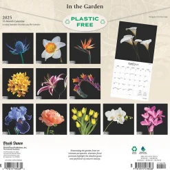 Brush Dance 2025 In the Garden 12" x 12" Monthly Wall Calendar (9781975478568) Discount