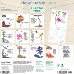 Brush Dance 2025 Live with Intention 12" x 12" Monthly Square Wall Calendar (9781975480011) Online