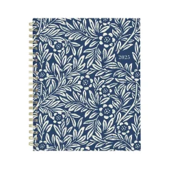 Cambridge 2025 Blockprint 8.5" x 11" Weekly & Monthly Planner, Cotton Cover, Blue/White (1724-905-25) Hot