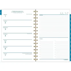 Cambridge 2024-2025 Chromatic 5.5" x 8.5" Academic Weekly & Monthly Planner, Poly Cover, Multicolor (1715-200A-25) Best