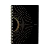 Cambridge 2025 Radiate 5.5" x 8.5" Weekly & Monthly Planner, Poly Cover, Black/Gold (1725-200-25) Discount
