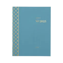 Cambridge 2025 WorkStyle 8.5" x 11" Monthly Planner, Paper Cover, Seaside Blue (1606-091-12-25)