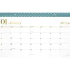 Cambridge 2025 WorkStyle 17.75" x 11" Monthly Desk Pad Calendar, Seaside Blue (1606-705-12-25) New
