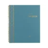 Cambridge 2023-2024 WorkStyle Balance 8.5" x 11" Academic Weekly & Monthly Planner, Teal/Gold (1606-905A-12-24) Sale