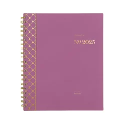Cambridge 2025 WorkStyle Balance 8.5" x 11" Weekly & Monthly Planner, Poly Cover, Red Violet/Gold (1606-905-59-25) Outlet