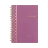 Cambridge 2025 WorkStyle Balance 5.5" x 8.5" Weekly & Monthly Planner, Poly Cover, Red Violet/Gold (1606-200-59-25) Outlet