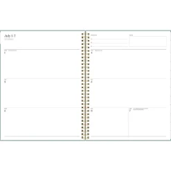 Cambridge 2024-2025 WorkStyle Classic 8.5" x 11" Academic Weekly & Monthly Planner, Poly Cover, Mellow Frost New