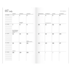 Cambridge 2024-2026 WorkStyle Mellow Frost 3.5" x 6.25" Academic Monthly Planner, Paper Cover, Teal/Gold (1606-021A-46-25) Hot