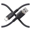 360 Electrical Fluid USB-C to USB-A Charging Cable, 5 ft., Granite (3E0792-GRG8NA)