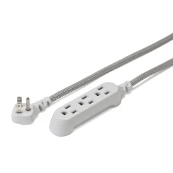 Extension Cords<360 Electrical Habitat Modern Collection 15' Extension Cord, 3-Outlet, Tungsten (360429-TU-8ES)
