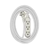Extension Cords<360 Electrical Habitat Modern Collection 15' Extension Cord, 3-Outlet, Titanium (360429-TI-8ES)