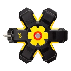 Surge Protectors & Power Strips<360 Electrical 5-Outlet Power Hub, Yellow/Black (360697-4DT6ES-C1)