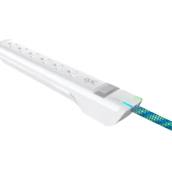 Surge Protectors & Power Strips<360 Electrical Suite Braided 3' Cable, Mint Julep (360313-MJ)