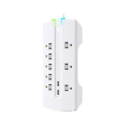 Surge Protectors & Power Strips<360 Electrical Visionary 8 Outlets Surge Strip