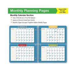 Global Printed Products 2024-2025 Chalkboard Doodles 8.5