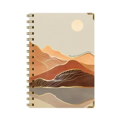 Global Printed Products 2024-2025 Golden Desert 5.5" x 8" Academic Weekly & Monthly Planner, Paper Cover, Multicolor Sale