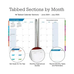 Global Printed Products 2024-2025 Floral Pink 8.5