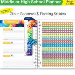 Global Printed Products 2024-2025 8.5" x 11" Academic Year Planner, Paper Cover, Multicolor (AY24SB851105-CP) Online
