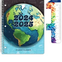 Global Printed Products 2024-2025 8.5" x 11" Academic Year Planner, Paper Cover, Multicolor (AY24EM851101-CP) Best
