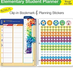 Global Printed Products 2024-2025 8.5" x 11" Academic Year Planner, Paper Cover, Multicolor (AY24EM851101-CP) Best