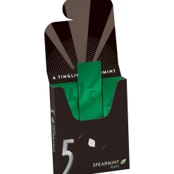Gum & Mints<5 Gum Sugar Free Gum, Spearmint Rain, 10/Box (WMW51404)